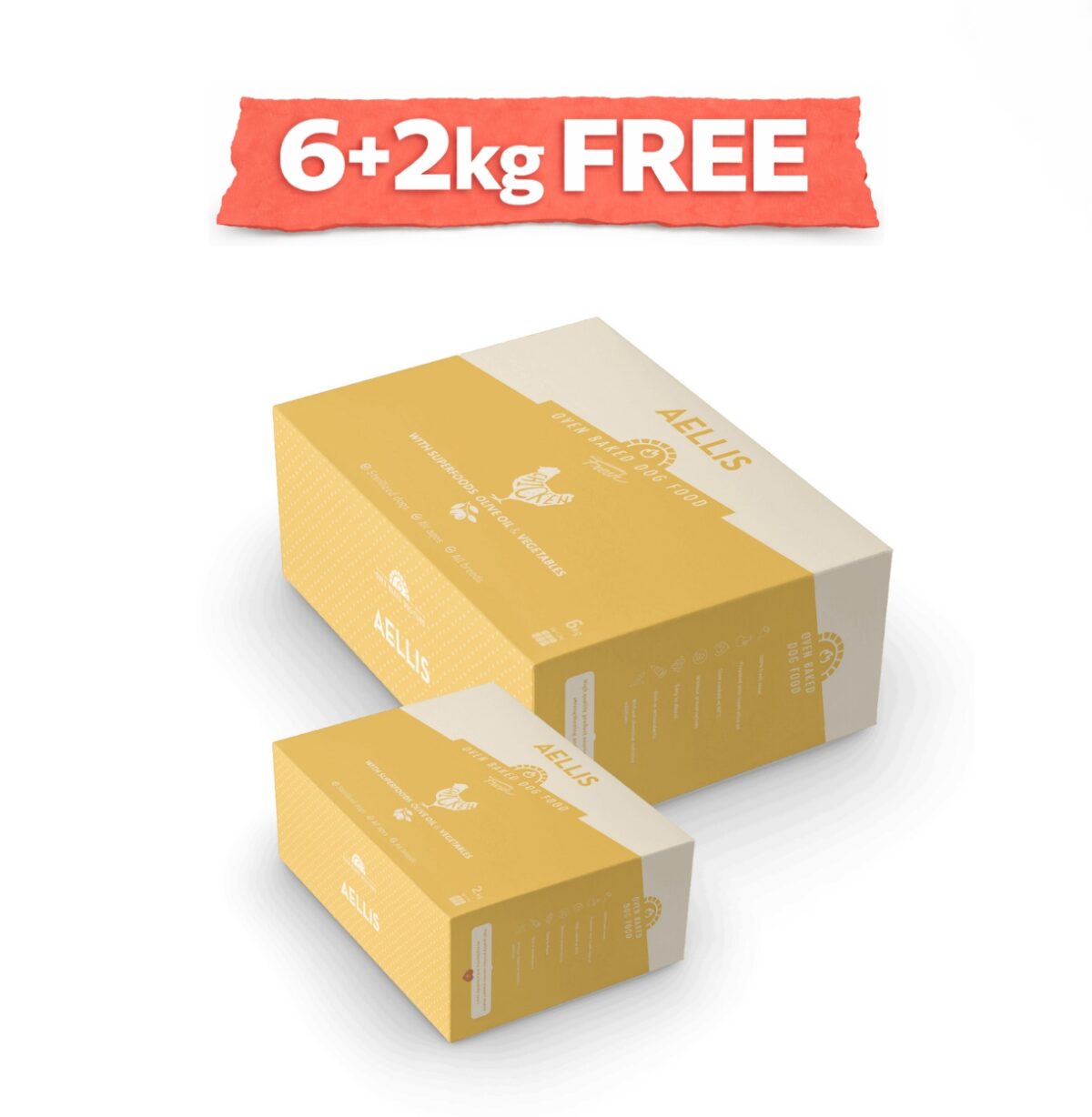 Aellis Oven Baked Chicken 6kg + 2kg Πακέτο Προσφοράς